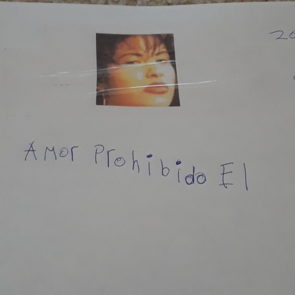 A Selena Quintanilla poster that I made